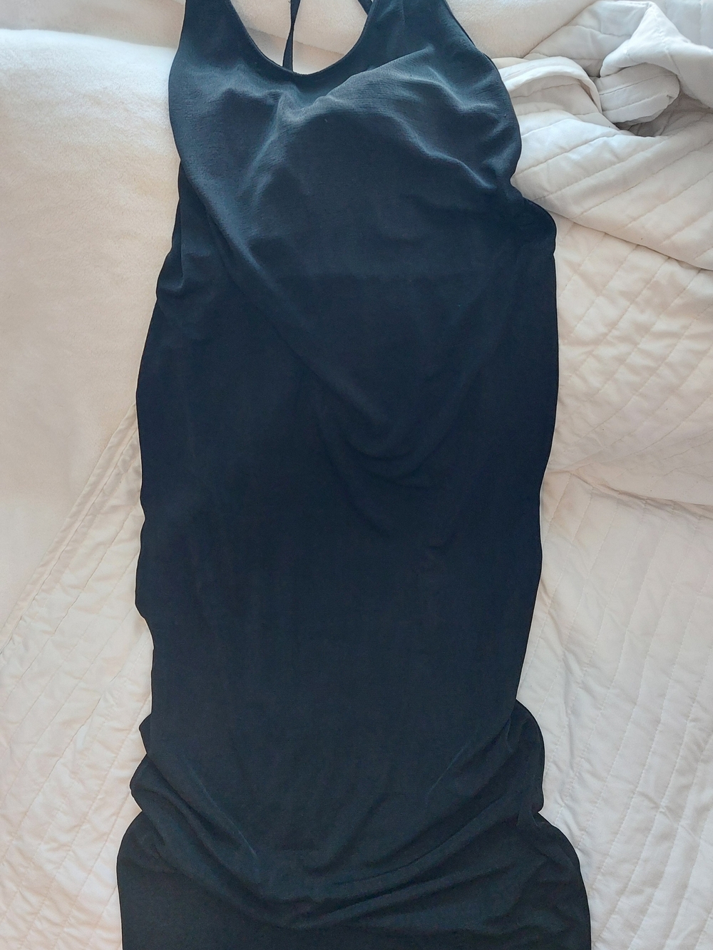Black Maxi Dress - Sleek Everyday Slip